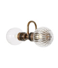 Ness Bathroom Wall Lamp Clear/Opal/Prismatic 16.5cm IP65