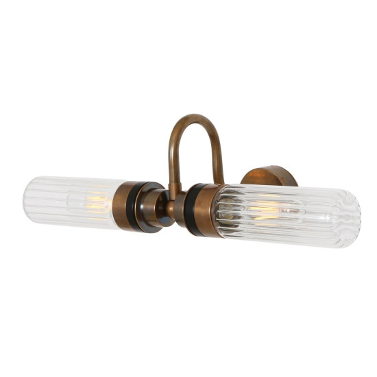 Nevis Bathroom Wall Lamp Clear/Prismatic 15cm IP65