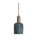 Osier Ceiling Lamp Ceramic Blue Earth 11.5cm