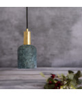 Osier Ceiling Lamp Ceramic Blue Earth 11.5cm