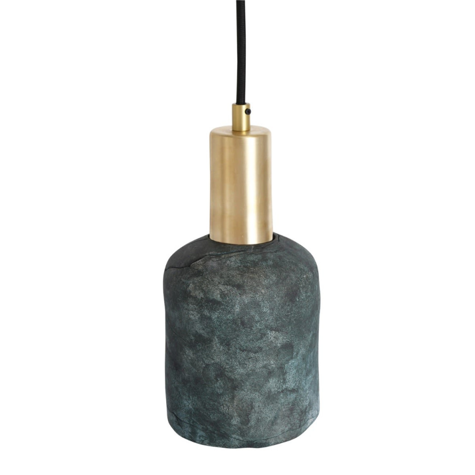 Osier Ceiling Lamp Ceramic Blue Earth 11.5cm