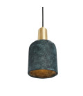 Osier Ceiling Lamp Ceramic Blue Earth 11.5cm