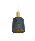 Osier Ceiling Lamp Ceramic Blue Earth 11.5cm