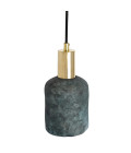 Osier Ceiling Lamp Ceramic Blue Earth 11.5cm