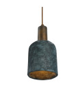 Osier Ceiling Lamp Ceramic Blue Earth 11.5cm