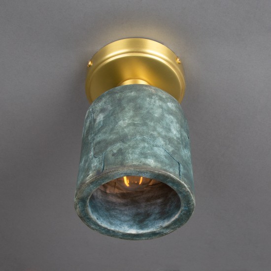 Osier plafond keramik blå jord 11,5cm