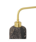 Osier vägglampa keramik svart lera 31cm