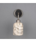 Osier Wall Lamp Ceramic Black/White 31cm