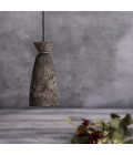 Pando Ceiling Lamp Ceramic Black Clay 14cm