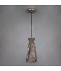 Parva badrumstaklampa keramik svart lera 14cm IP44