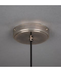 Parva badrumstaklampa keramik svart lera 14cm IP44