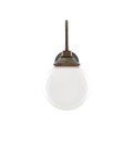Pelagia Swan Neck Bathroom Wall Lamp Opal 40cm IP44