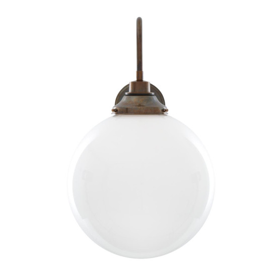 Pelagia svanhalsade badrumsvägglampa opal 50cm IP44