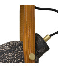 Pera Ceiling Lamp Ceramic Black Clay 13.5cm