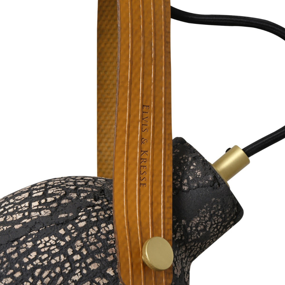 Pera Ceiling Lamp Ceramic Black Clay 13.5cm