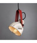 Pera Ceiling Lamp Ceramic Black/White 13.5cm