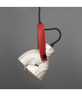 Pera Ceiling Lamp Ceramic Black/White 13.5cm
