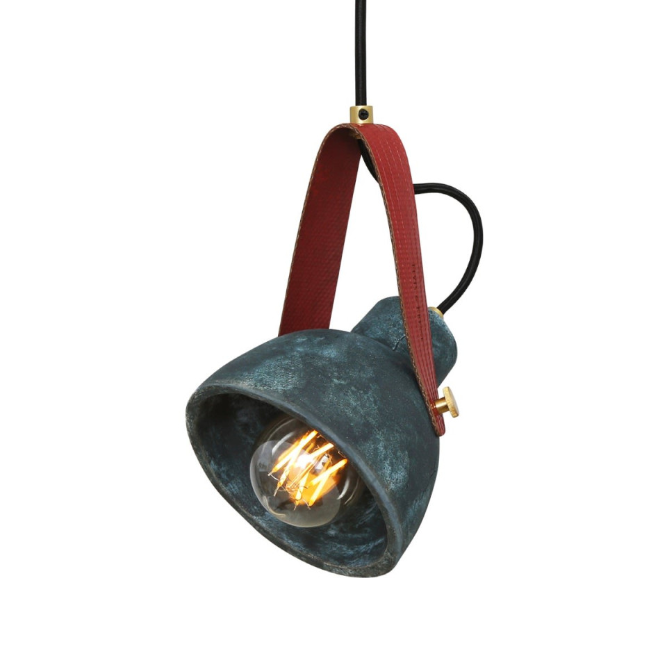 Pera Ceiling Lamp Ceramic Blue Earth 13.5cm