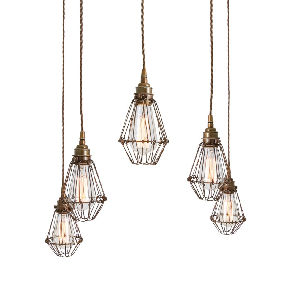 Praia Cluster Ceiling Lamp Bronze/Black/Gold 10cm