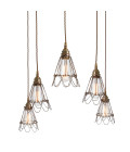Praia Cluster Ceiling Lamp Bronze/Black/Gold 10cm