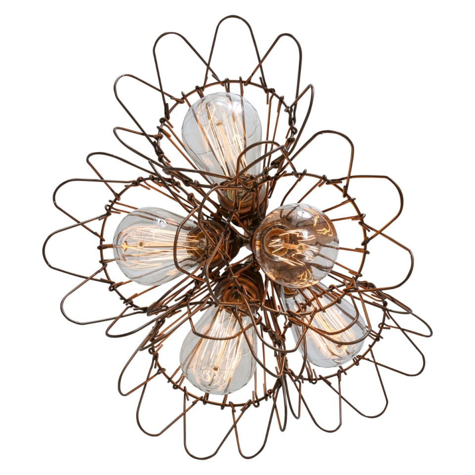 Praia Cluster Ceiling Lamp Bronze/Black/Gold 10cm