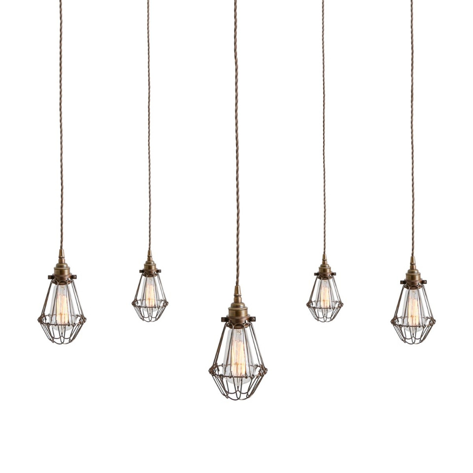 Praia Cluster Ceiling Lamp Bronze/Black/Gold 10cm