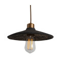 Pyrus Ceiling Lamp Ceramic Black Clay 28cm