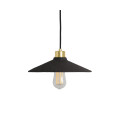 Pyrus Ceiling Lamp Ceramic Black Clay 28cm