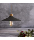 Pyrus Ceiling Lamp Ceramic Black Clay 28cm