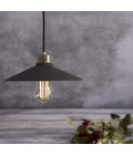 Pyrus Ceiling Lamp Ceramic Black Clay 28cm