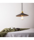 Pyrus Ceiling Lamp Ceramic Black Clay 28cm