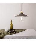 Pyrus Ceiling Lamp Ceramic Black Clay 28cm