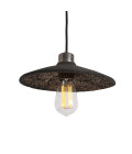 Pyrus Ceiling Lamp Ceramic Black Clay 28cm