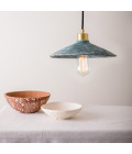 Pyrus Ceiling Lamp Ceramic Blue Earth 28cm