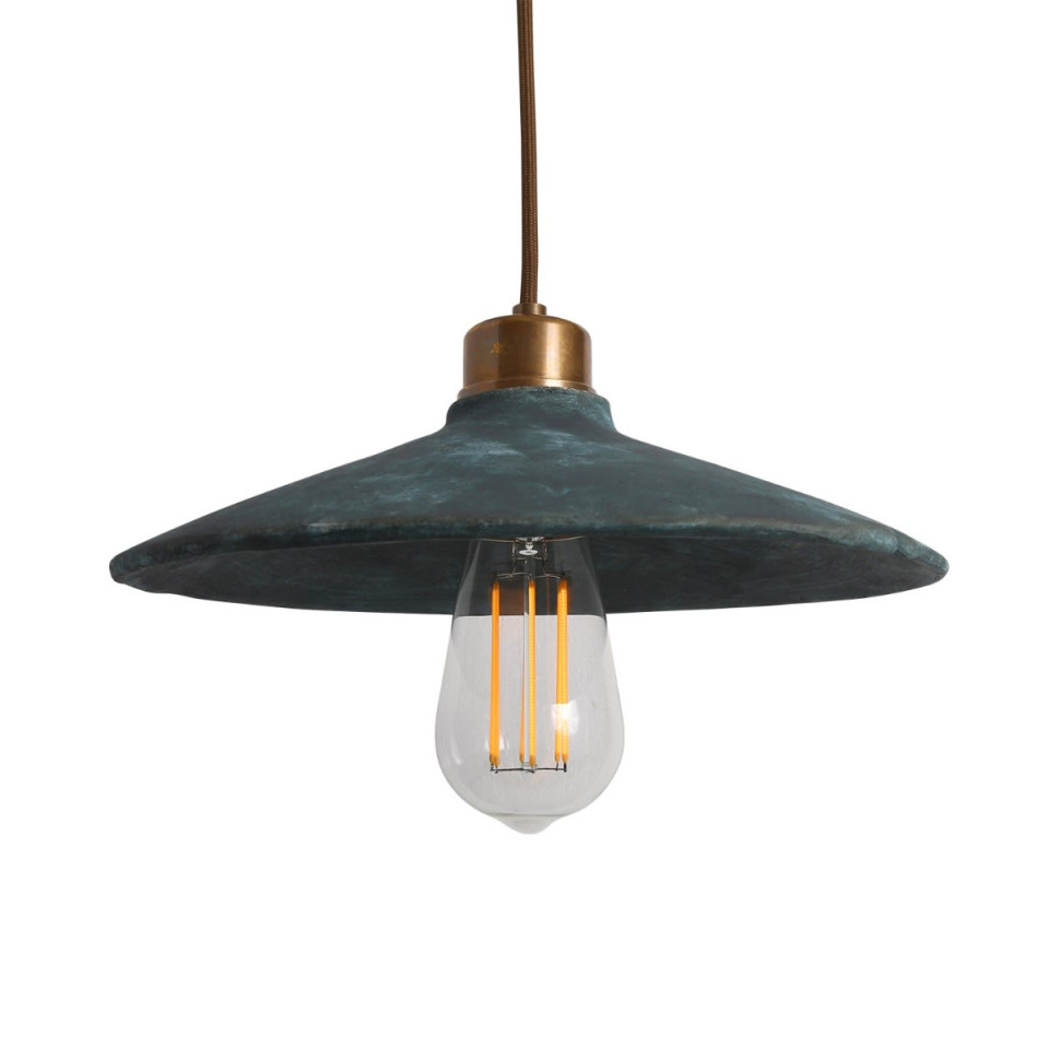 Pyrus Ceiling Lamp Ceramic Blue Earth 28cm