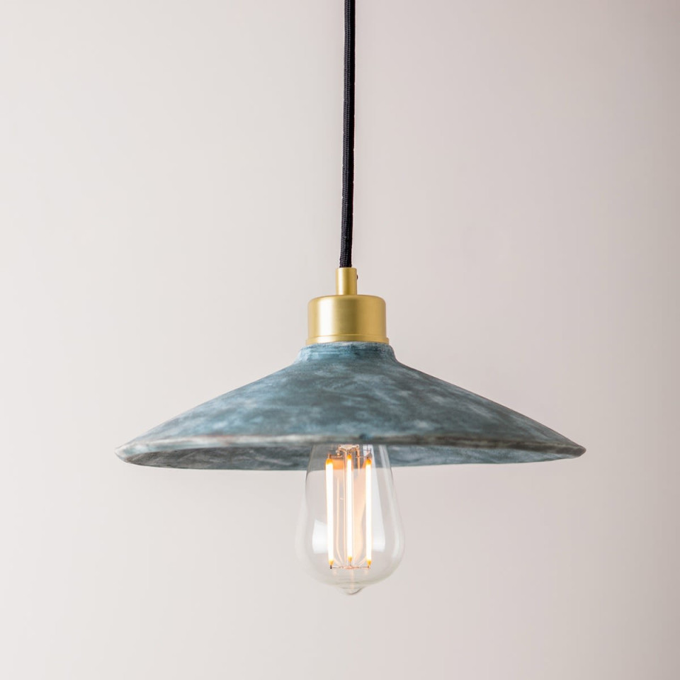 Pyrus Ceiling Lamp Ceramic Blue Earth 28cm