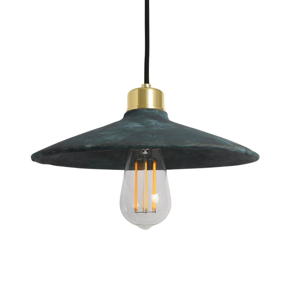 Pyrus Ceiling Lamp Ceramic Blue Earth 28cm