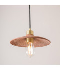 Pyrus taklampa keramik röd järn 28cm