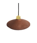 Pyrus taklampa keramik röd järn 28cm