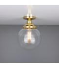Riad Flush Fitting Light Clear 20cm