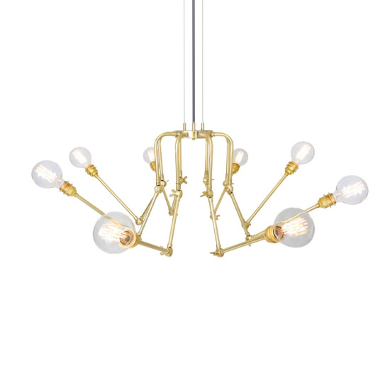 San Mateo ljuskrona mässing 32-150cm