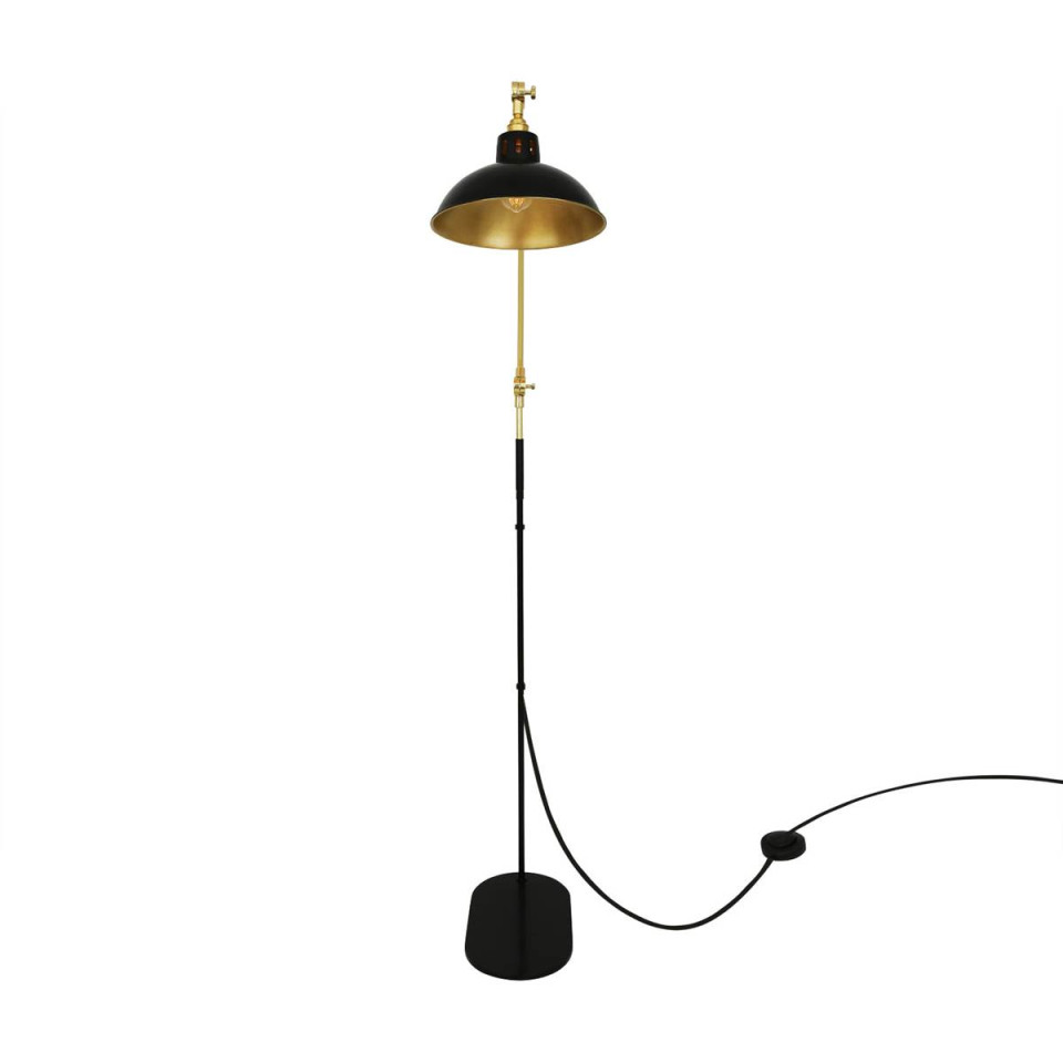 Senglea golvlampa guld/mattsvart 170cm