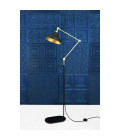 Senglea golvlampa guld/mattsvart 170cm