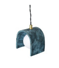 Tansy Ceiling Lamp Ceramic Blue Earth 12cm