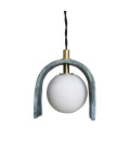 Tansy Ceiling Lamp Ceramic Blue Earth 12cm