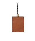Tansy Ceiling Lamp Ceramic Red Iron 12cm