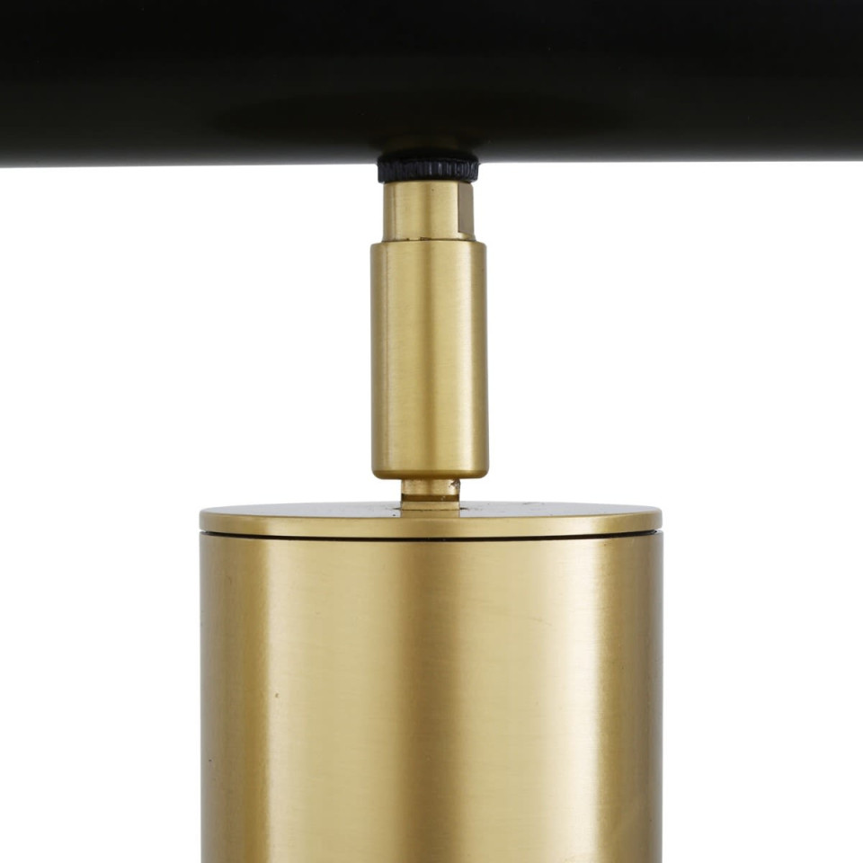 Watson Ceiling Lamp Gold/Matte Black 100cm