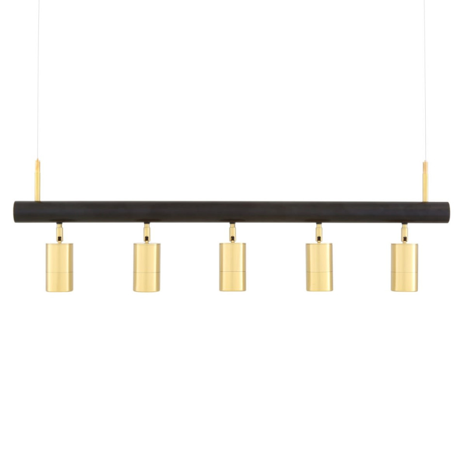 Watson Ceiling Lamp Gold/Matte Black 100cm