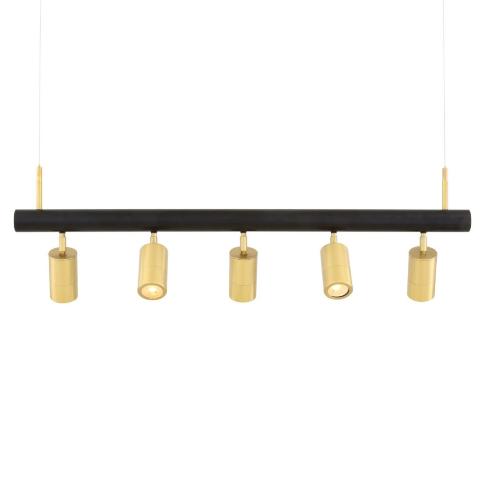 Watson Ceiling Lamp Gold/Matte Black 100cm