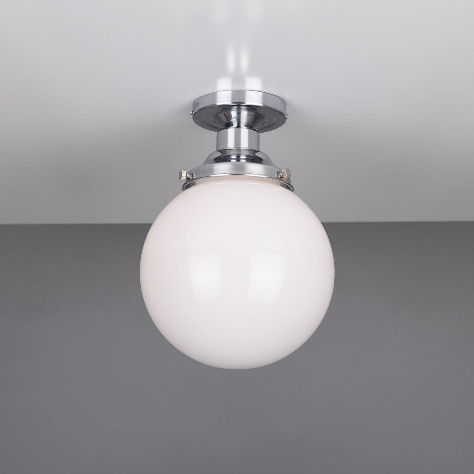 Yerevan Flush Fitting Light Opal 20cm